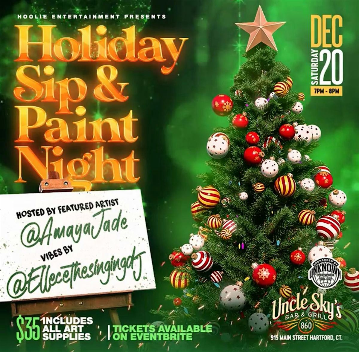 ✨ HOLIDAY SIP & PAINT NIGHT ✨, 20 December | Event in Hartford | AllEvents