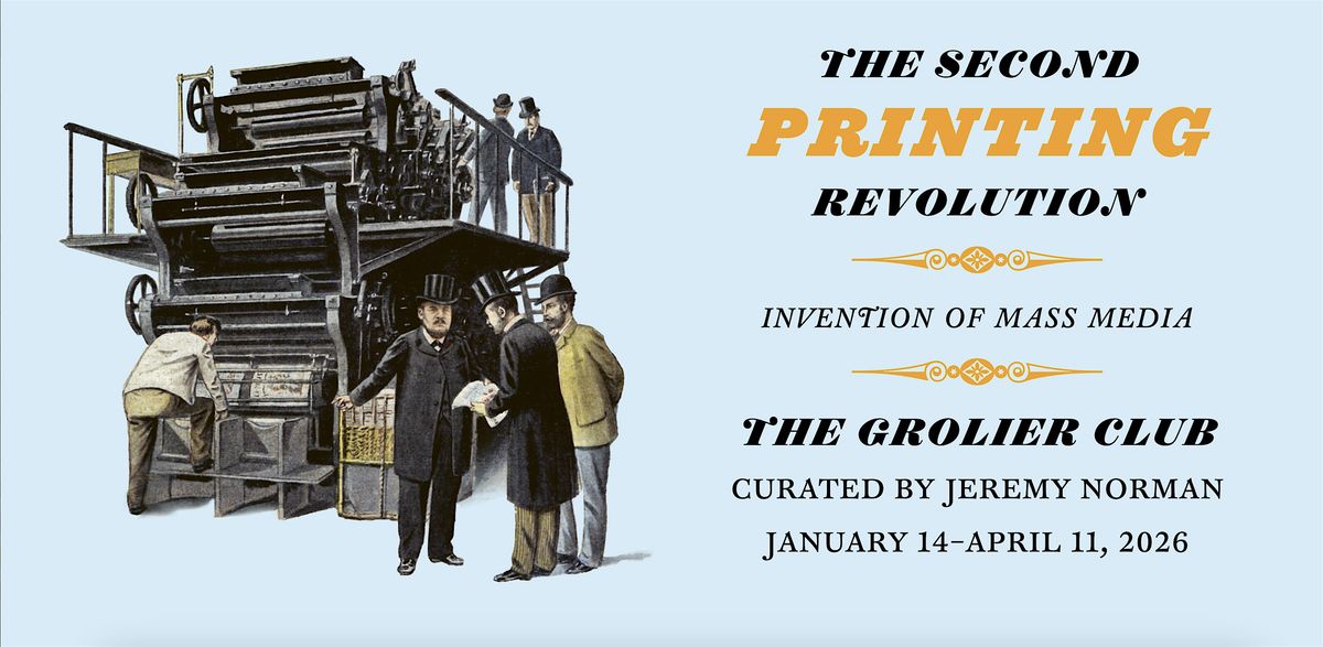 Exhibition Tour | The Second Printing Revolution: Invention of Mas, 15 January | Event in New York | AllEvents