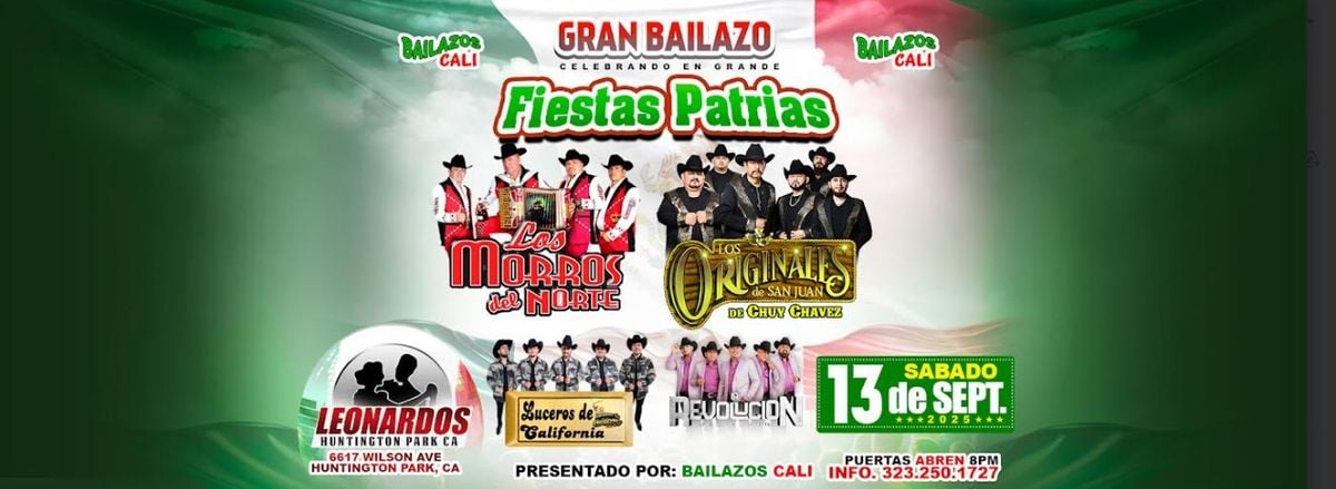 LOS MORROS DEL NORTE., 13 September | Event in Huntington Park | AllEvents