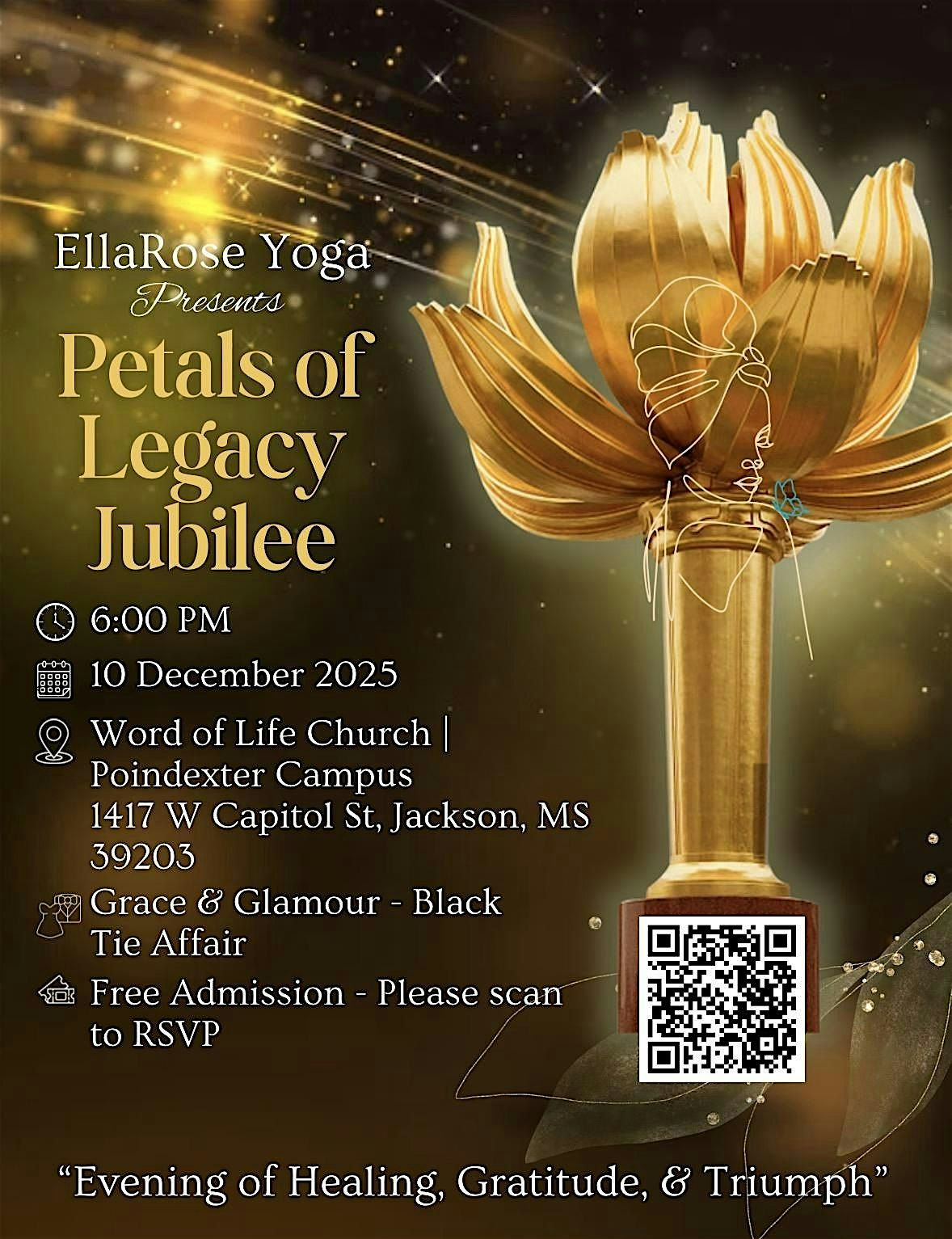 Petals of Legacy Jubilee~ A Black Tie Affair | Event in Jackson | AllEvents