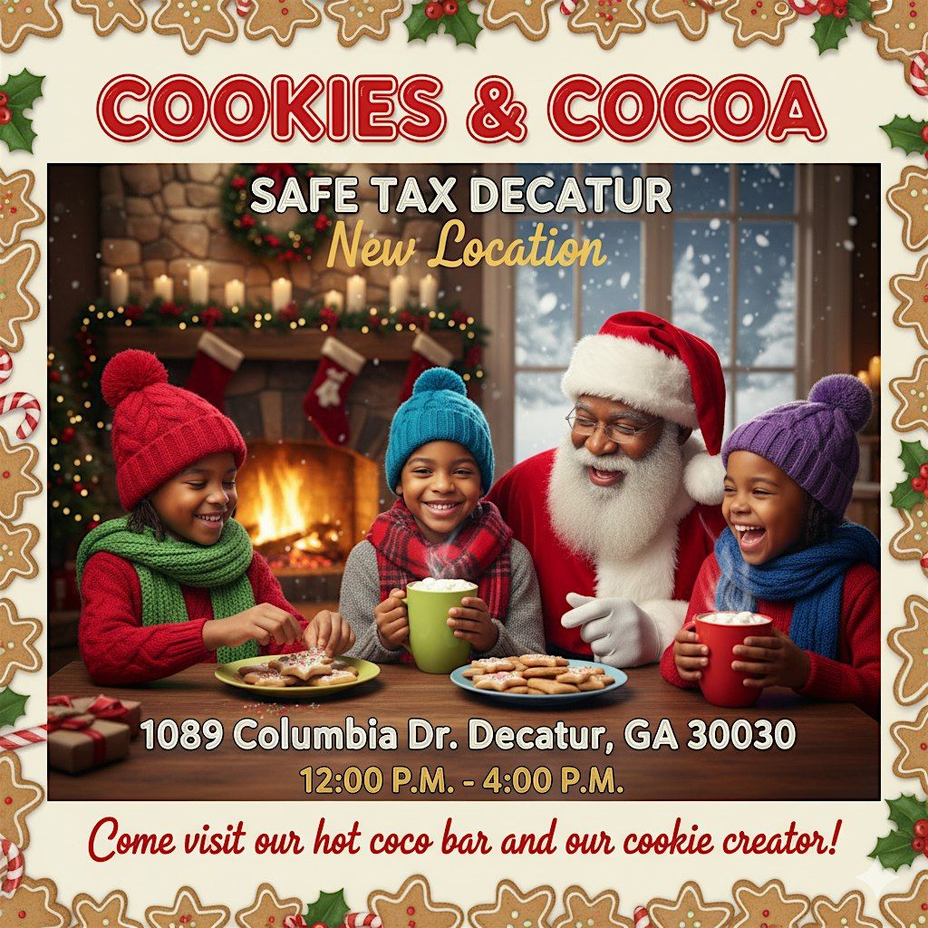 Cookies & Coco With Chocolate Santa, 20 December | Event in Decatur | AllEvents