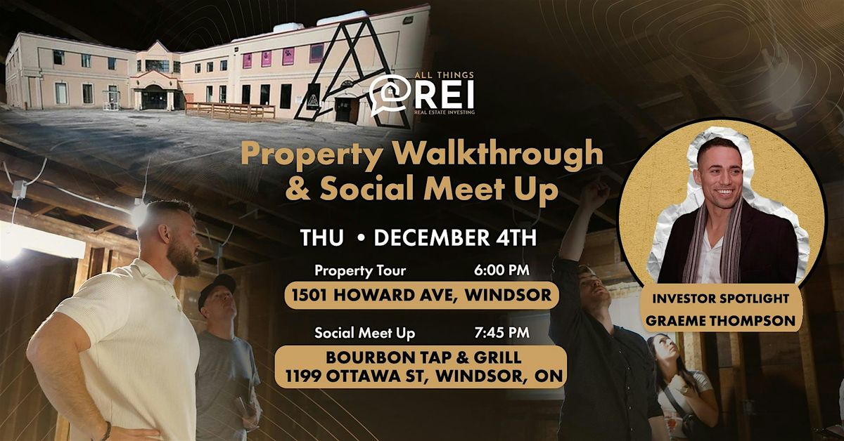 All Things REI: Property Tour & Meet Up - Old Windsor Accelerator Building, 4 December | Event in Windsor