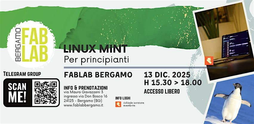 Corso Linux MINT per principianti, 13 December | Event in Bergamo | AllEvents