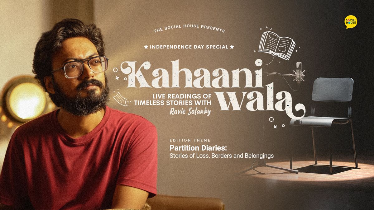 Kahaaniwala – Live Storytelling with Ravie Solanky, 30 November | Event in New Delhi | AllEvents