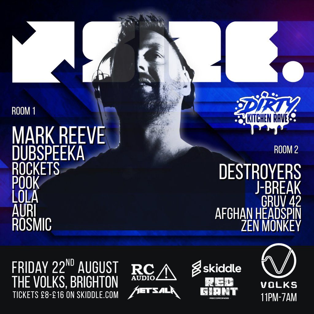 SIZE present MARK REEVE @ The Volks, 22 August | Event in Brighton | AllEvents