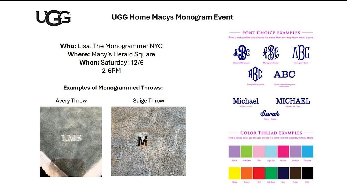 UGG Customization Event, 6 December | Event in New York | AllEvents