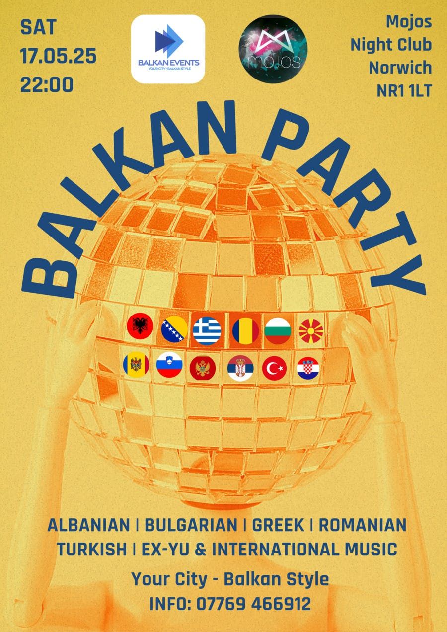 Balkan Party Norwich - May Day Celebrations, 17 May | Event in Norwich | AllEvents