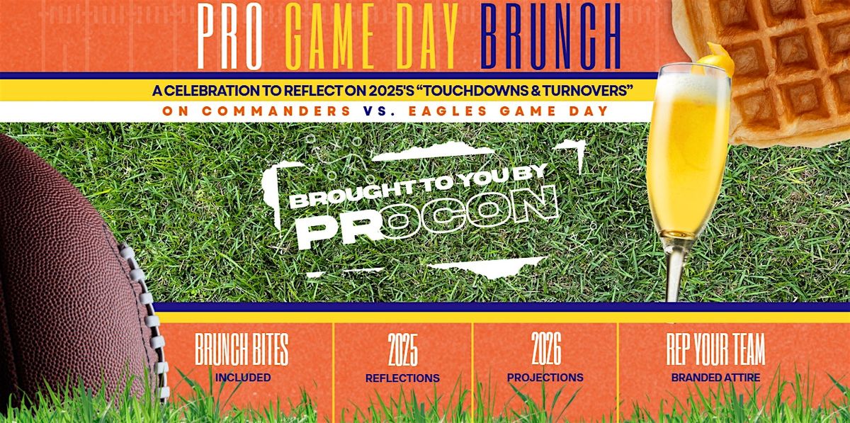 PRo Game Day Brunch, 20 December | Event in Upper Marlboro | AllEvents