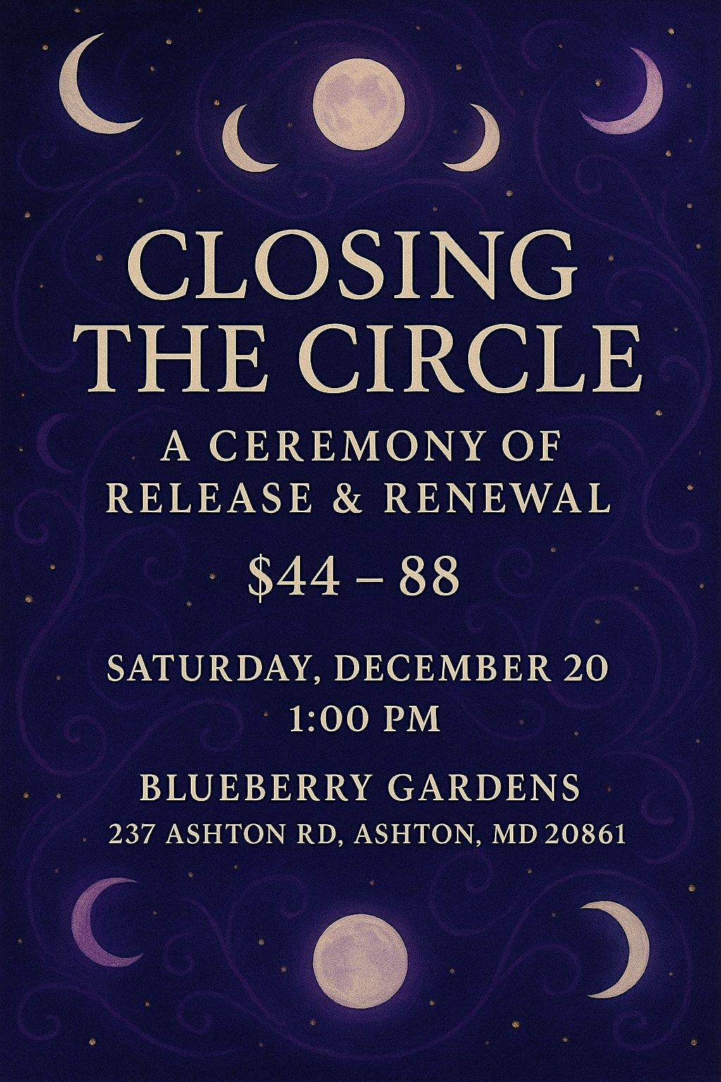 A Sound meditation, dance and sacred activation day, 20 December | Event in Ashton-Sandy Spring | AllEvents