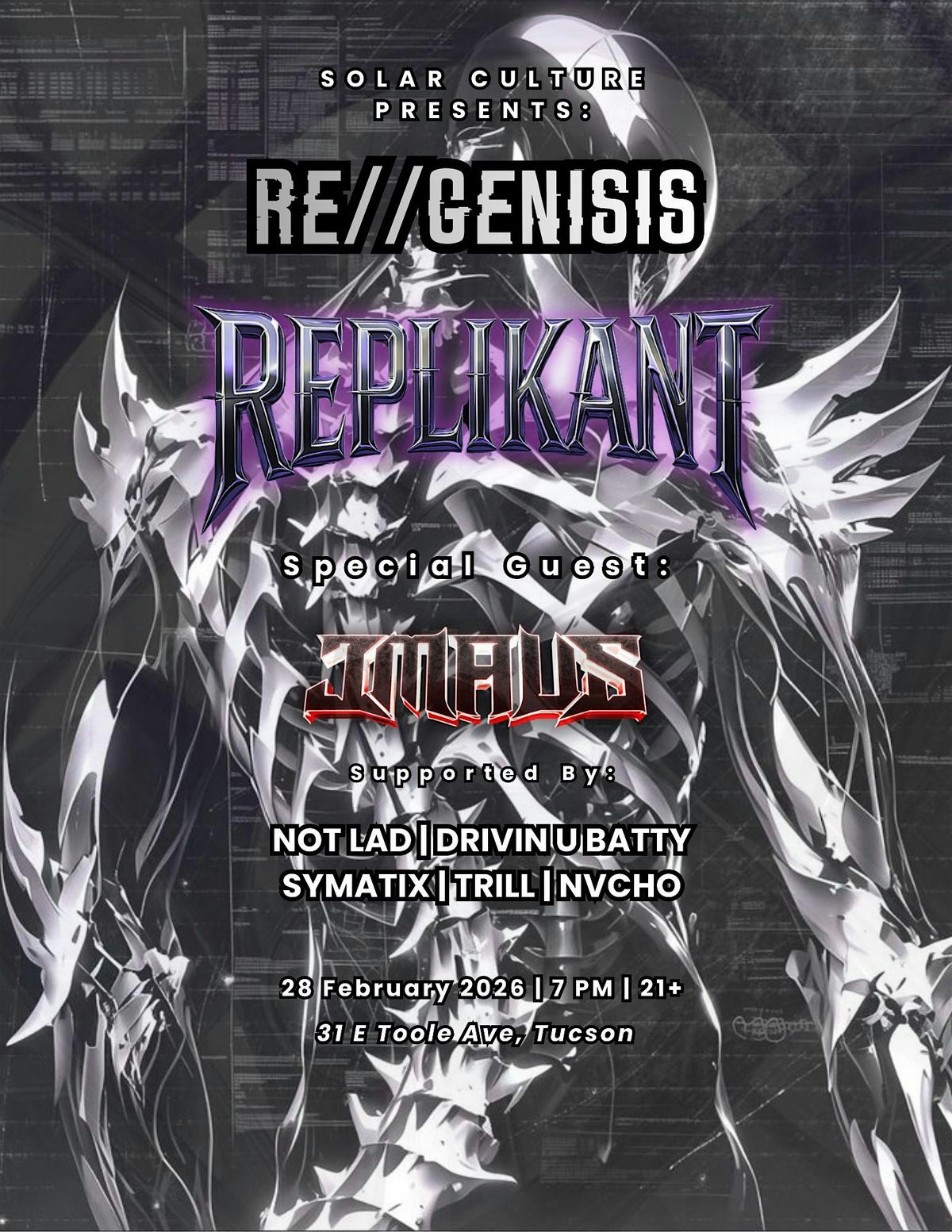 Solar Lights Pt4: Regenesis, 28 February | Event in Tucson | AllEvents