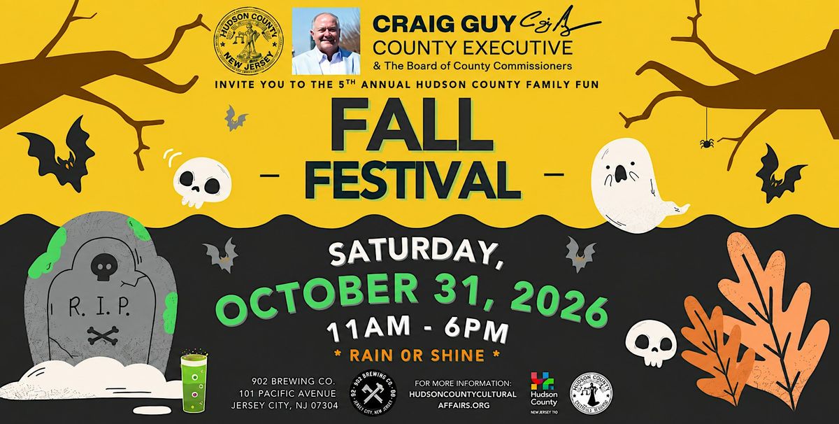 Hudson County Fall Fest 2026: Free Halloween Festival in Jersey City