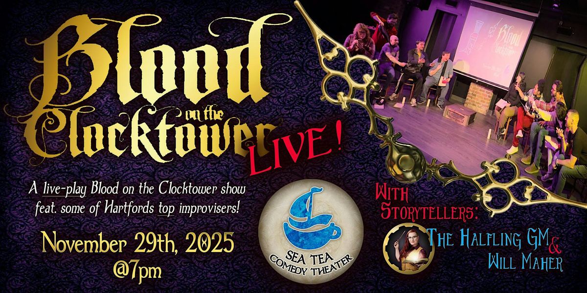 Blood on the Clocktower: LIVE!, 29 November | Event in Hartford | AllEvents