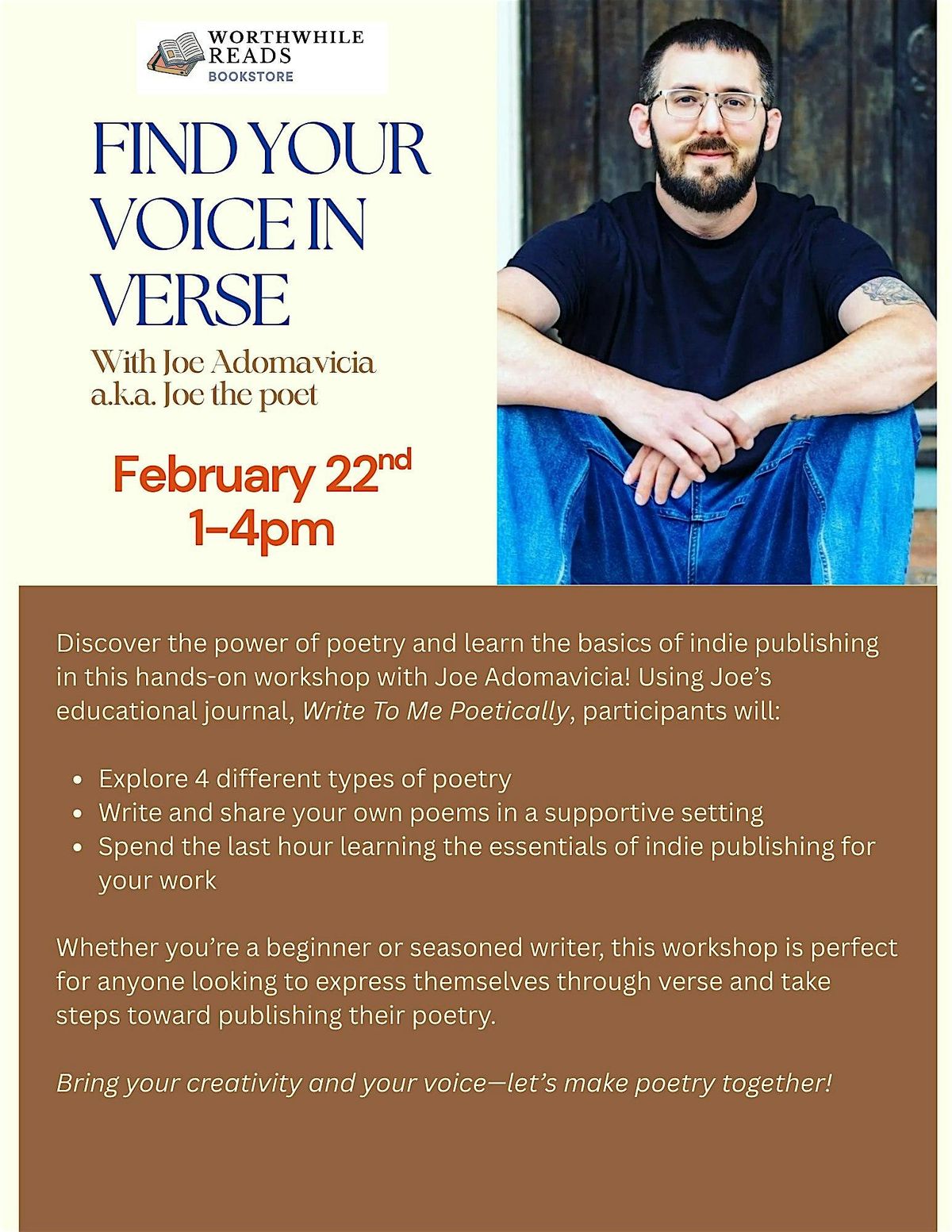 Find Your Voice in Verse, 22 February | Event in Bristol | AllEvents