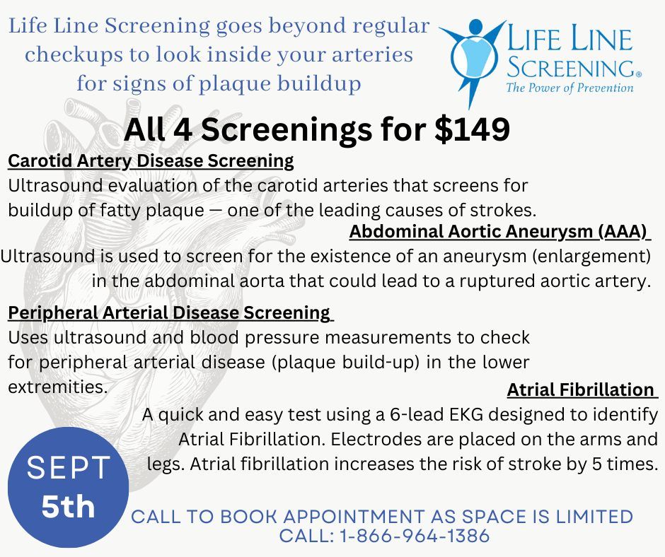 Life-Line Screening , Fort Pierce Woman's Club, September 5 2023 |  AllEvents.in