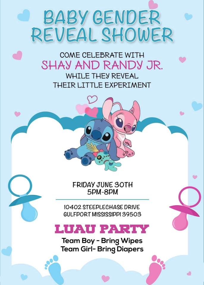 Baby Gender Reveal Shower, Orange Grove, Mississippi, Gulfport, June 30 2023 AllEvents.in