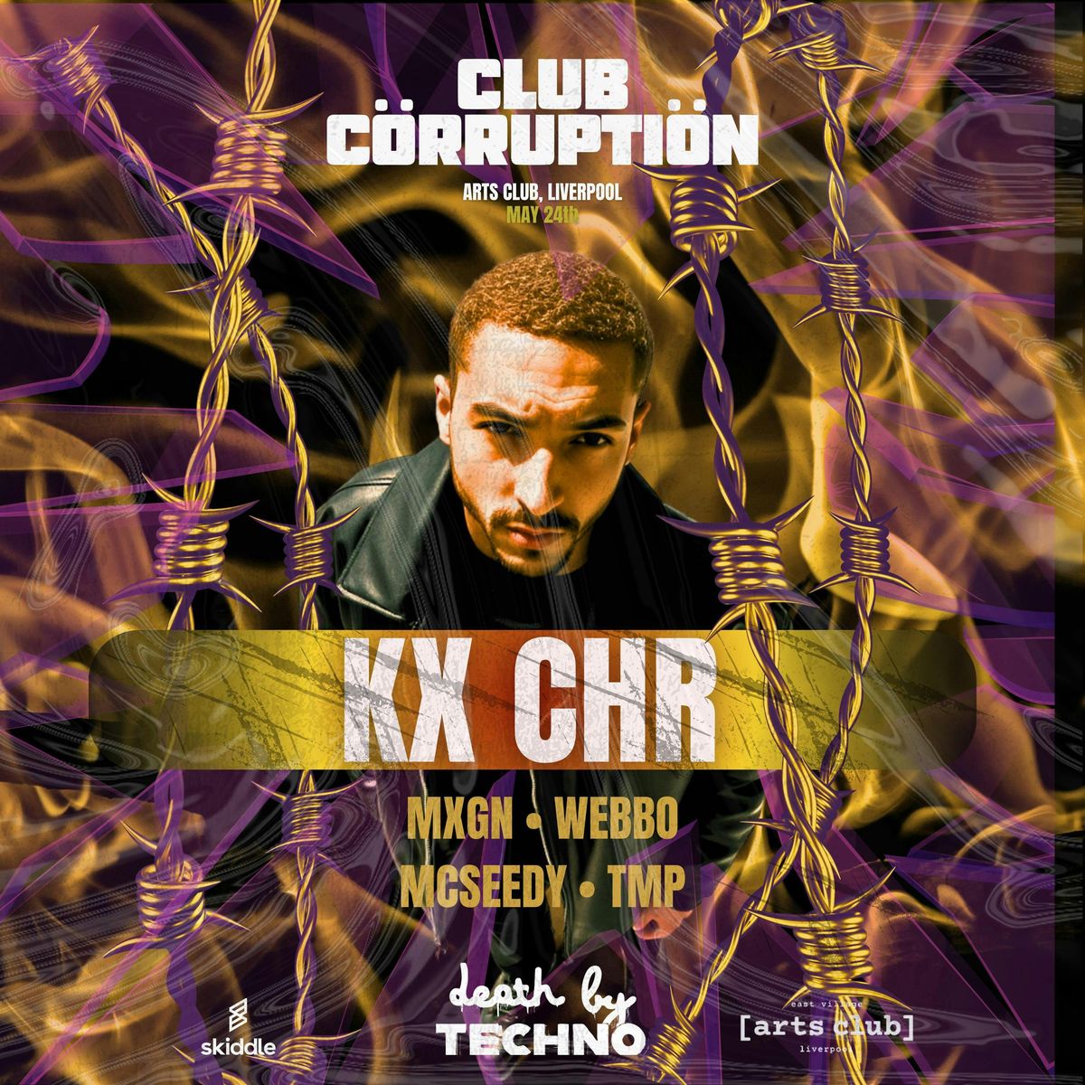 Death By Techno Presents KX-CHR (Liverpool), 24 May | Event in Liverpool | AllEvents