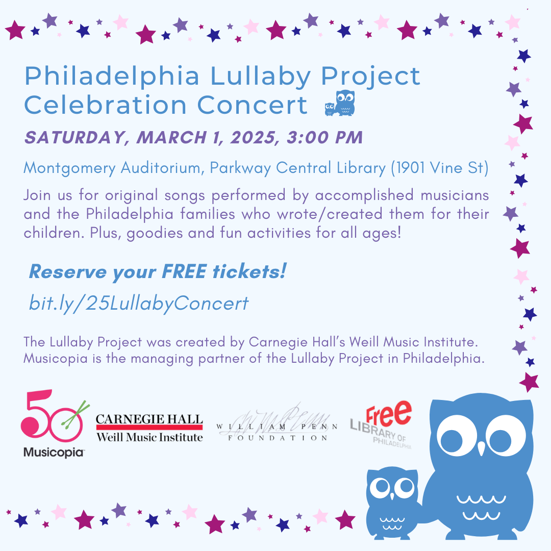 Musicopia at Kimmel Center - Miller Theater, 31 May | Event in Philadelphia | AllEvents