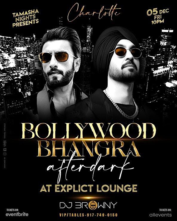 CHARLOTTE BEST BOLLYWOOD AFTER DARK @EXPLICT LOUNGE, 5 December | Event in Charlotte | AllEvents