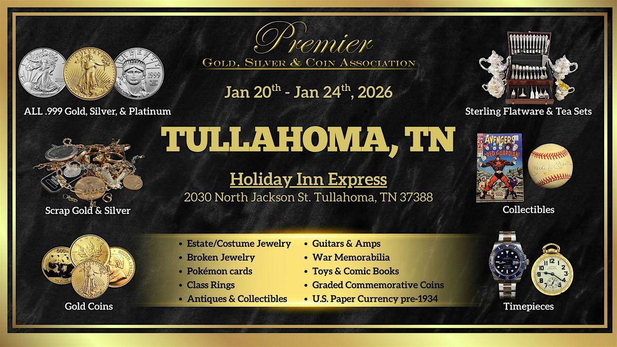 Tullahoma, TN FREE 5- Day Event