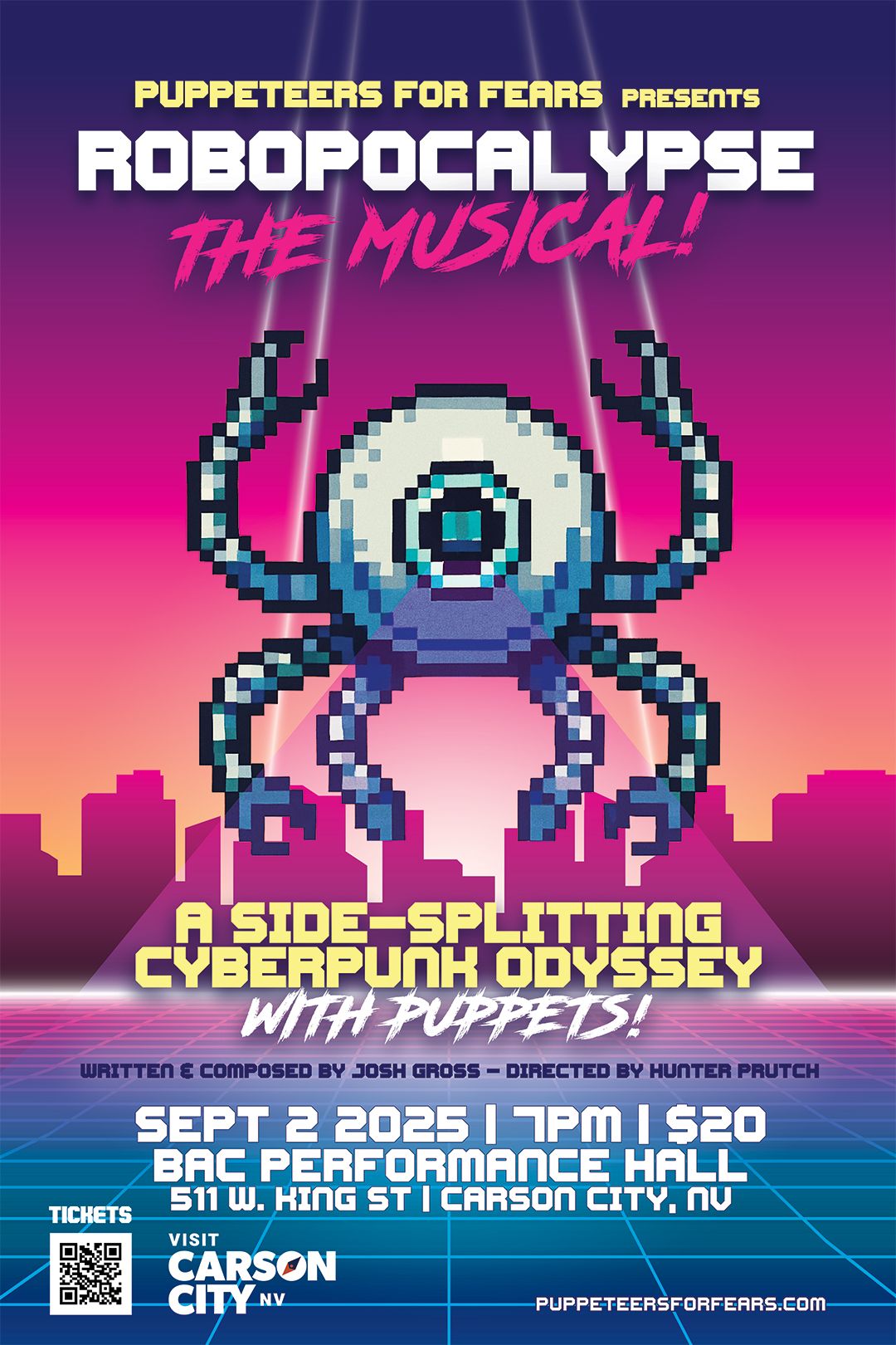Puppeteers For Fears: Robopocalypse - The Musical, 25 August | Event in San Diego | AllEvents
