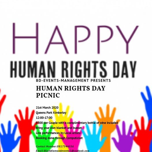 Human Rights Day Picnic Queens Park Kimberley Kathu 21 March 2020