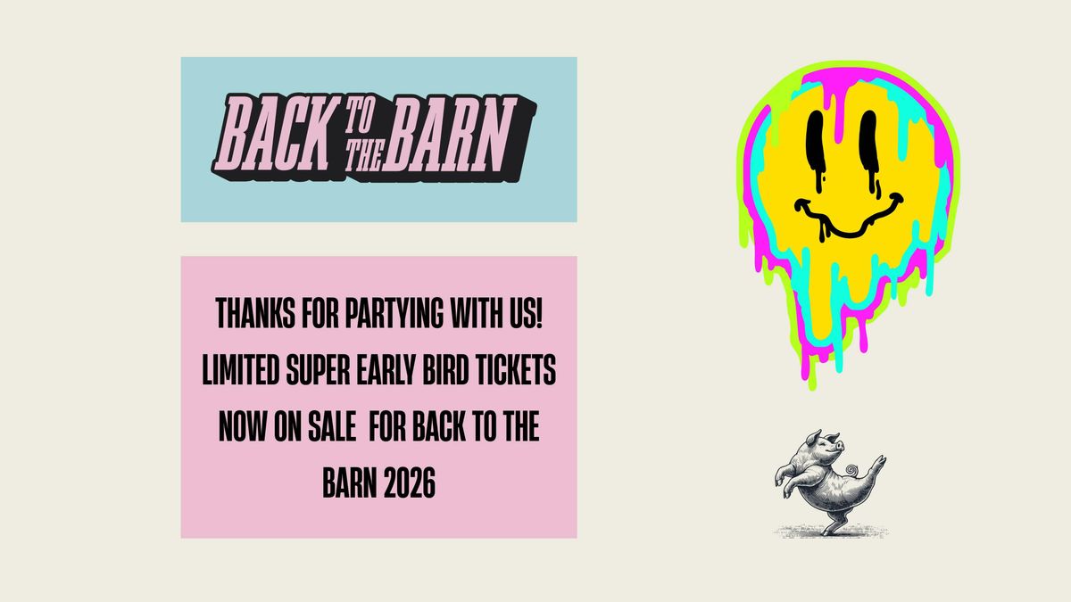 Back to The Barn 2026 , 27 August | Event in Barnstaple | AllEvents
