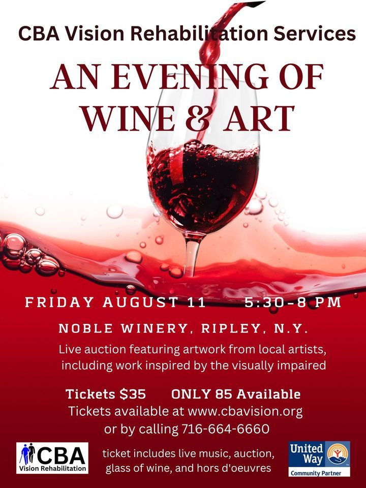 An Evening of Wine and Art, Noble Winery, Westfield, August 11 2023 AllEvents.in