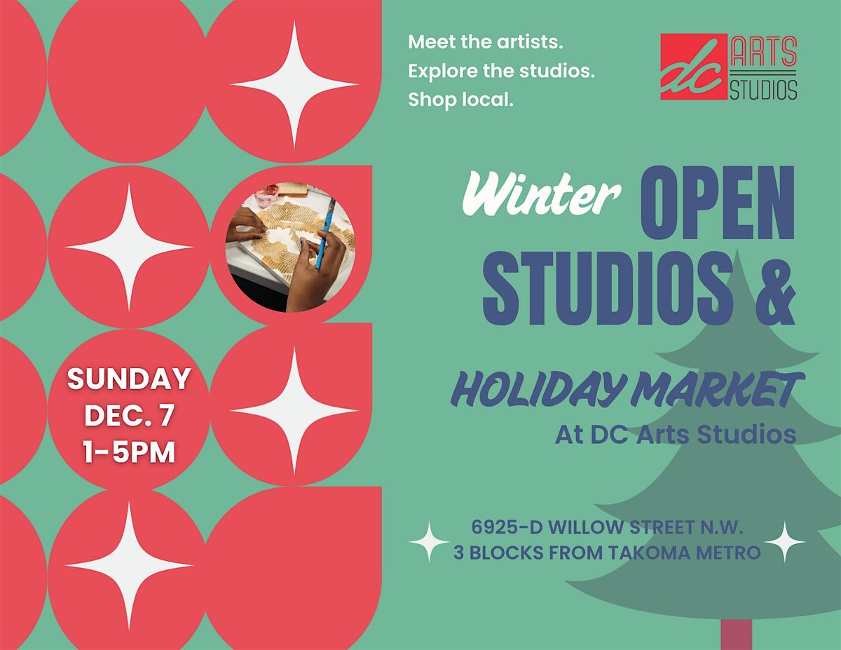 DC Arts Studios Open Studios & Holiday Pop-Up Market, 7 December | Event in Washington | AllEvents