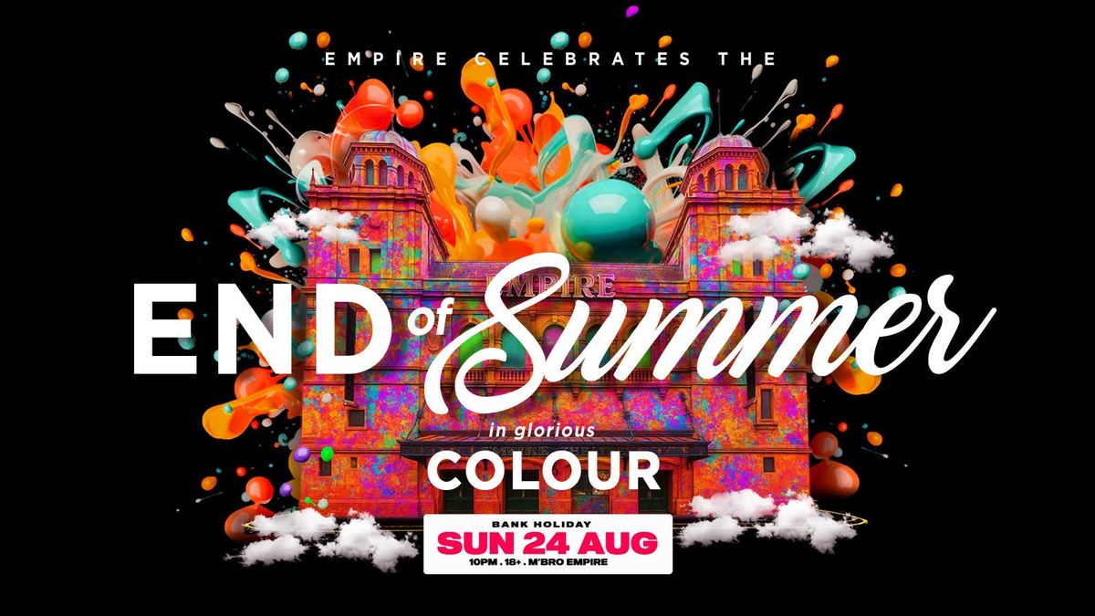BANK HOLIDAY: End of the Summer, in Colour!, 24 August | Event in Middlesbrough | AllEvents