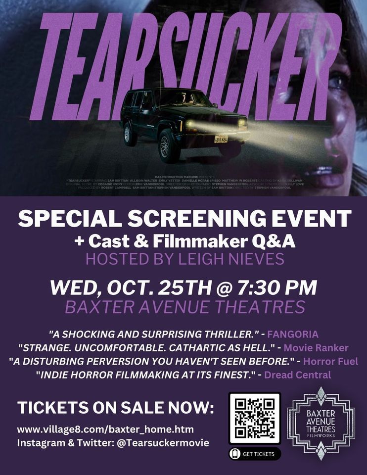 TEARSUCKER Special Screening Baxter Avenue Theatres, Louisville, KY