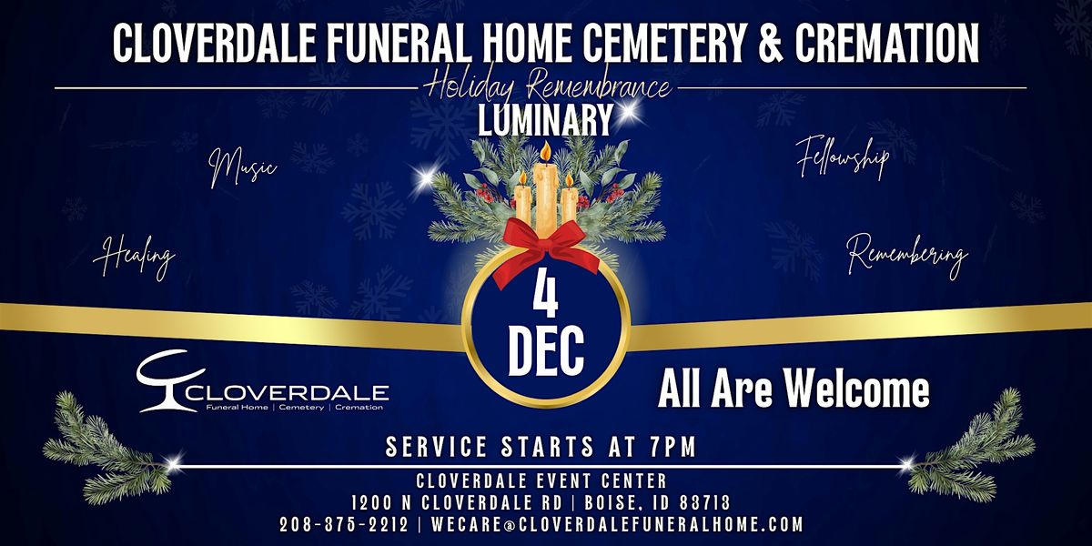 A Beautiful Evening to Remember, Honor and Reflect, 4 December | Event in Boise | AllEvents