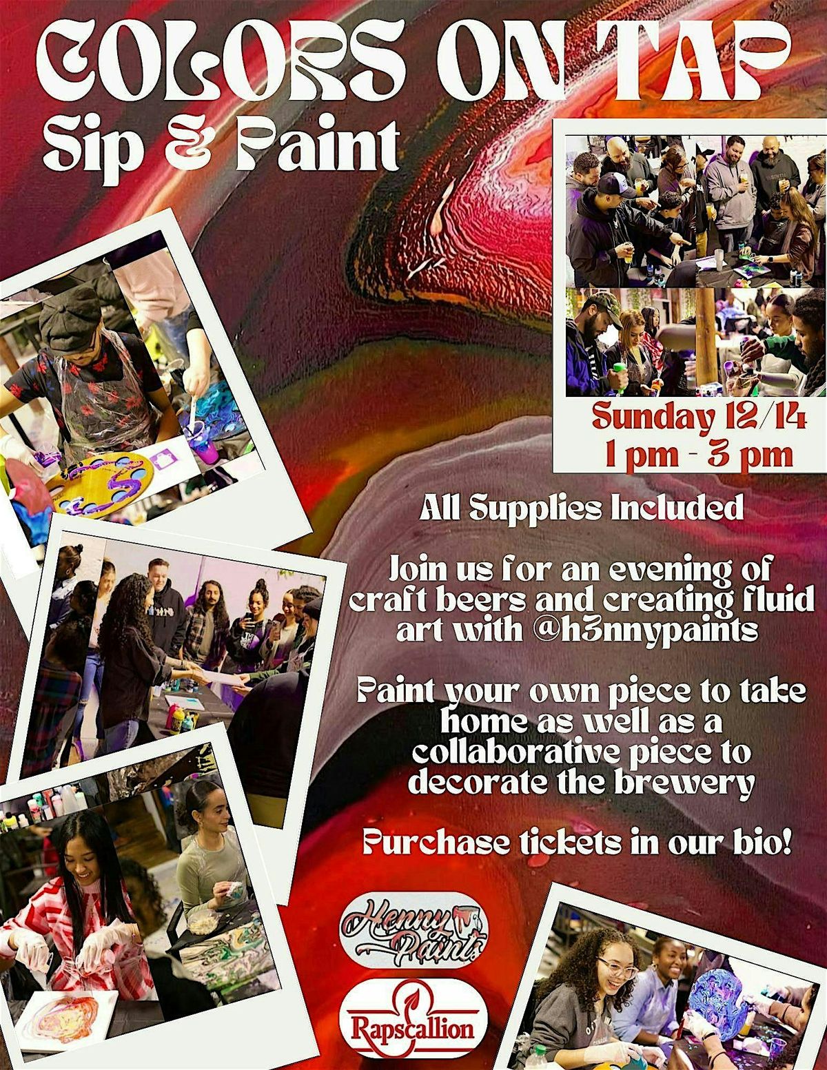 SIP & PAINT @ Rapscallion Brewery, 14 December | Event in Lawrence | AllEvents