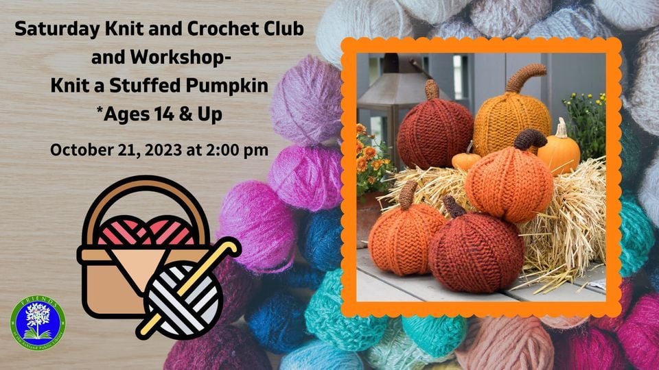 Saturday Knit and Crochet Club and Knit Stuffed Pumpkins *For