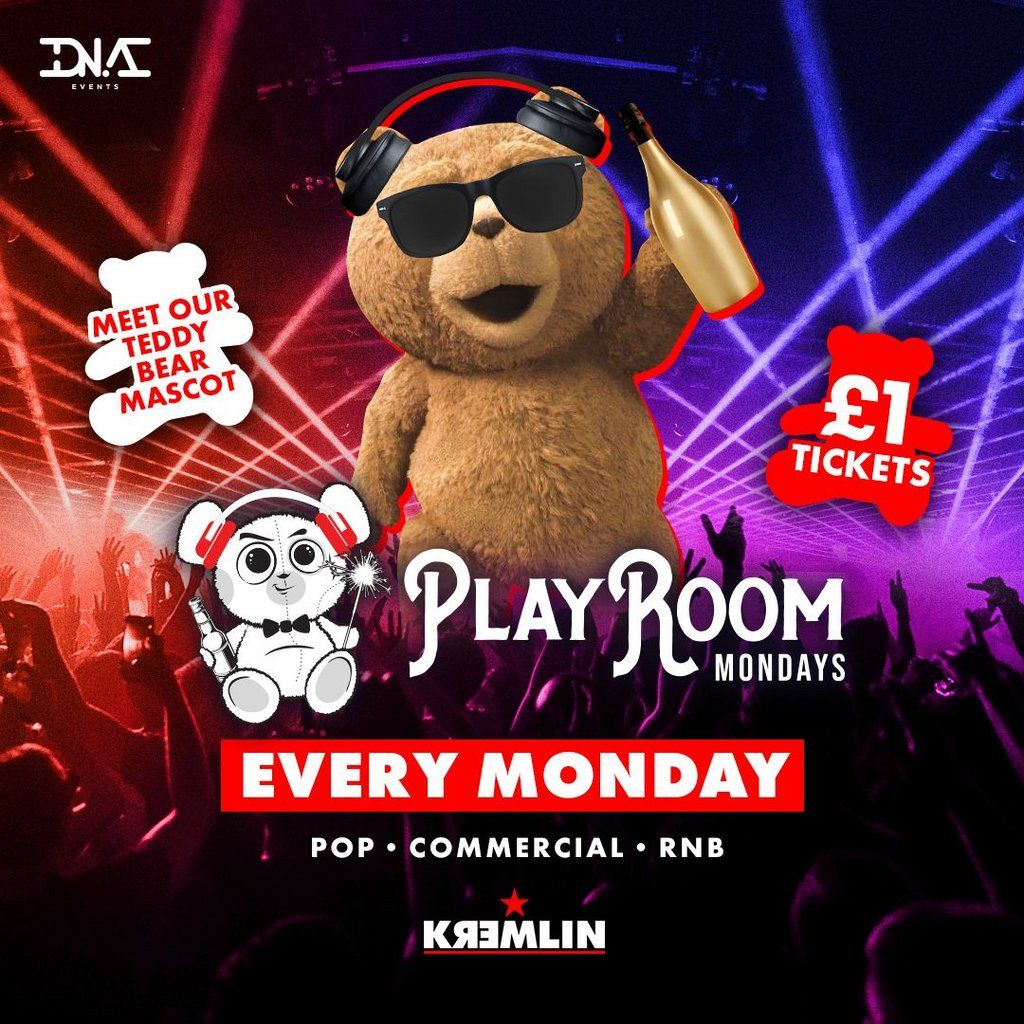 Playroom Mondays at Kremlin - £1 Entry & £3.50 Drinks | Event in Belfast | AllEvents