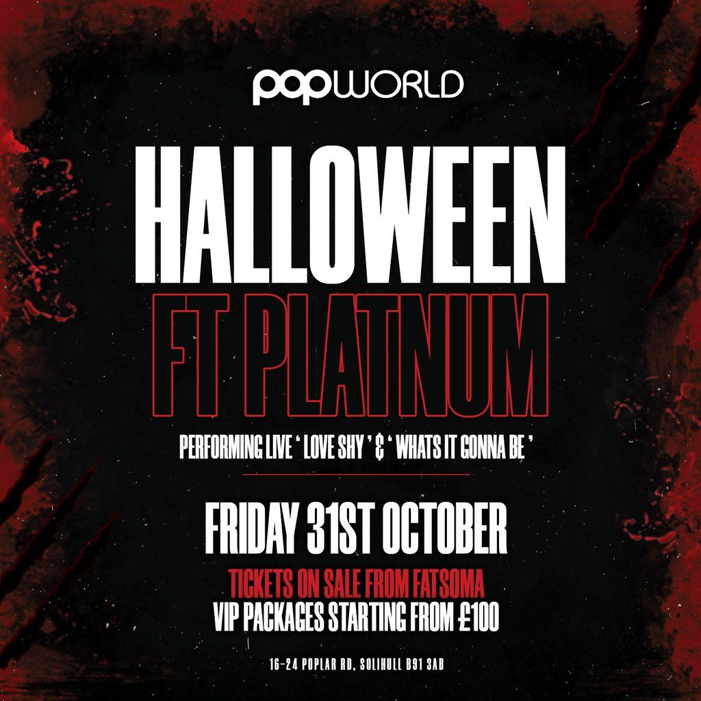 Get Down Fridays - Halloween Special Ft Live PA Platnum, 31 October | Event in Solihull | AllEvents