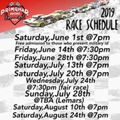 Primghar Iowa Jaycees Figure 8 Race Page