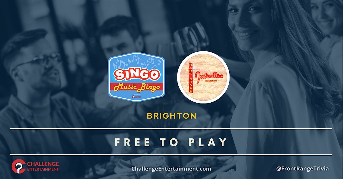 Weekly Singo Music Bingo at Jordinelli's - Brighton | Event in Brighton | AllEvents