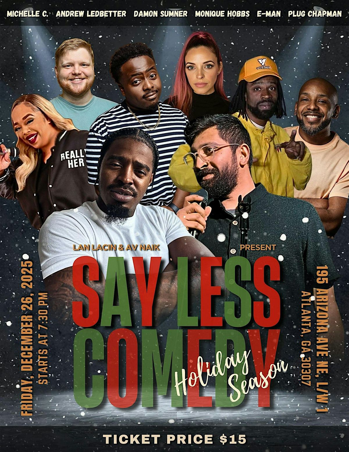 SAY LESS COMEDY, 26 December | Event in Atlanta | AllEvents