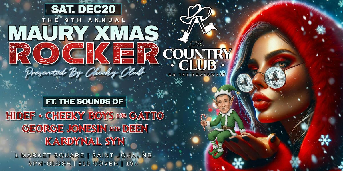 The 9th Annual Maury XMAS Rocker, 20 December | Event in Saint John | AllEvents