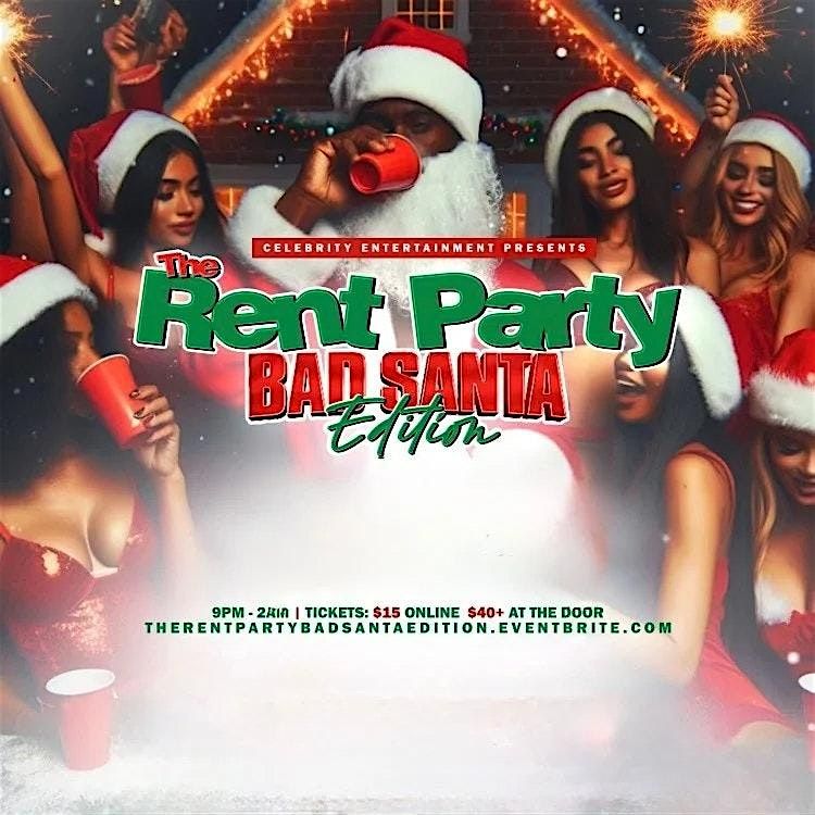 The Rent Party: Bad Santa Edition, 20 December | Event in San Diego | AllEvents