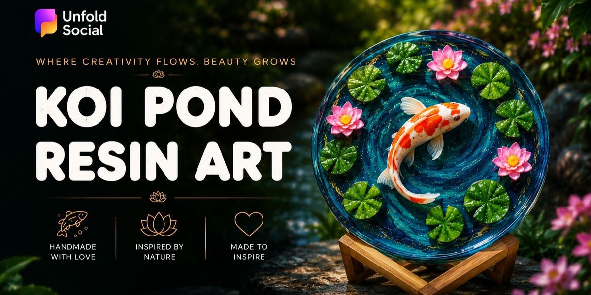 Resin Koi Pond