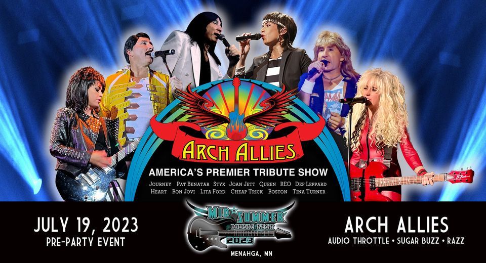 Arch Allies at Mid Summer Music Fest, 15835 County Rd 31, Menahga, MN