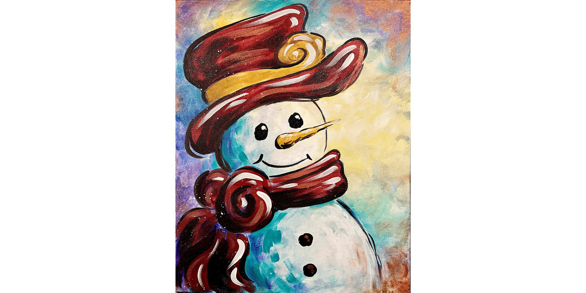 The Dapper Snowman - Paint and Sip in Tyler | Classpop!™, 13 December | Event in Tyler | AllEvents