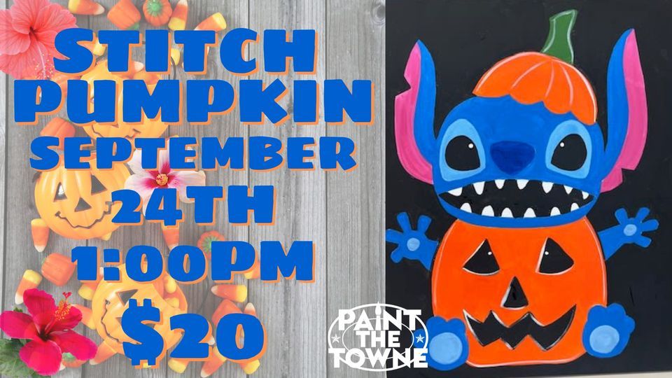 Family Day Stitch Pumpkin 20 East Wichita, Paint the Towne LLC