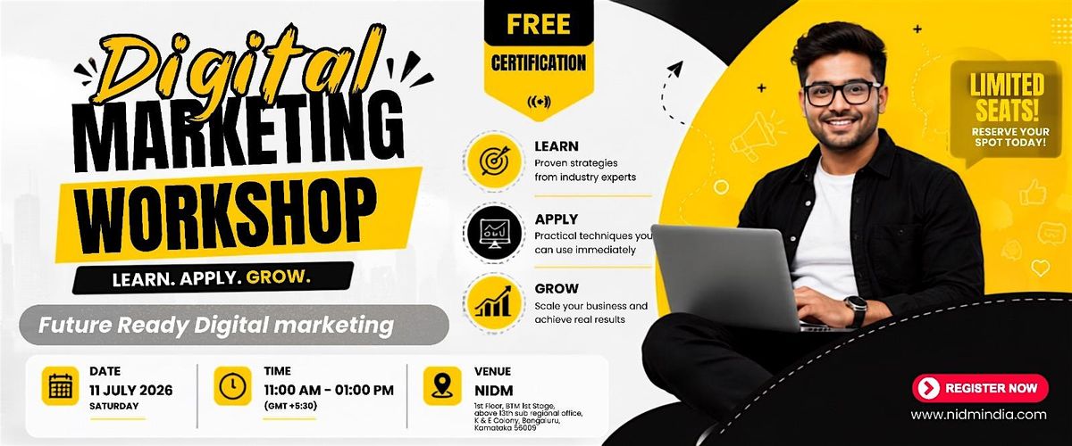 Free Digital Marketing Workshop 2026 | NIDM