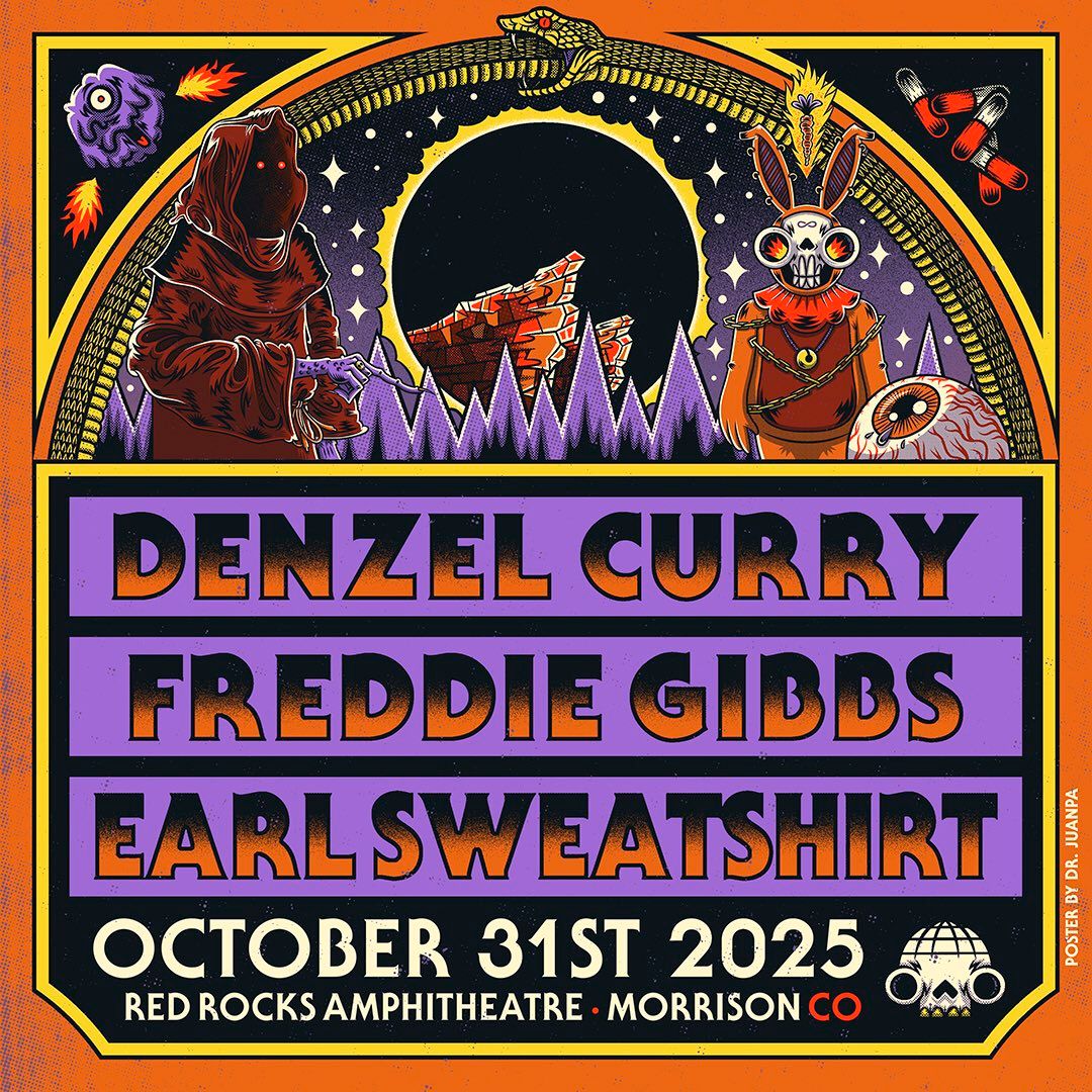Denzel Curry  Freddie Gibbs & Earl Sweatshirt, 30 October | Event in Morrison | AllEvents