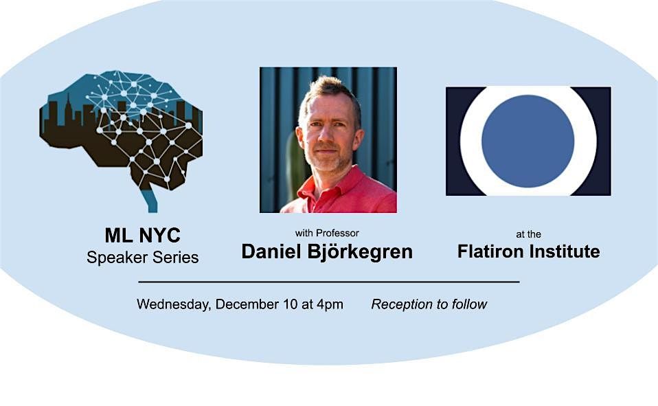 ML-NYC Speaker Series and Happy Hour:  Daniel Björkegren, 10 December | Event in New York | AllEvents
