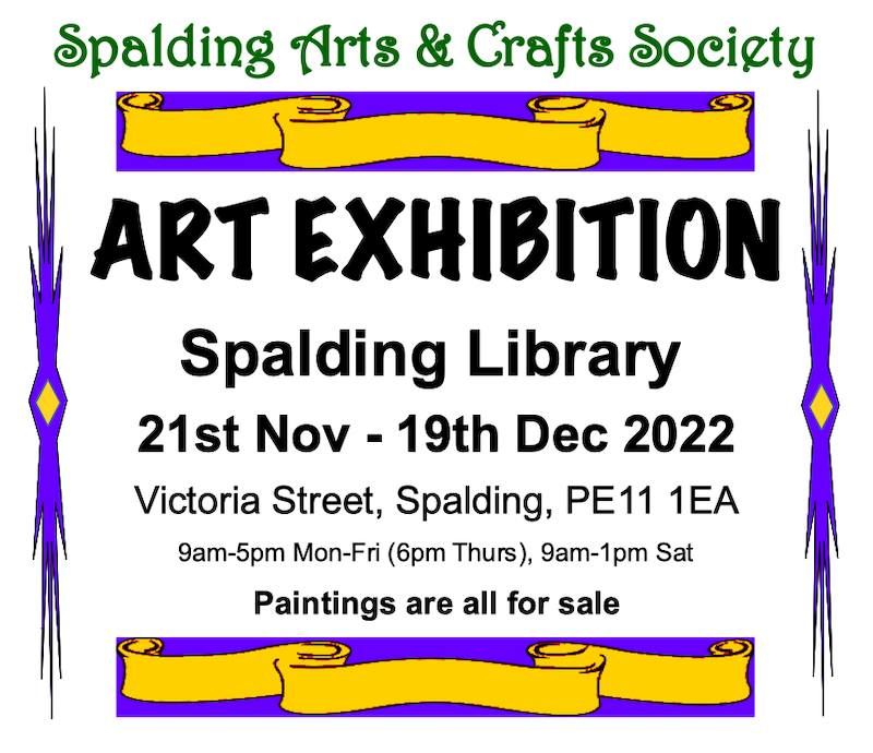 An Exhibition of Paintings in Spalding Library by members of Spalding