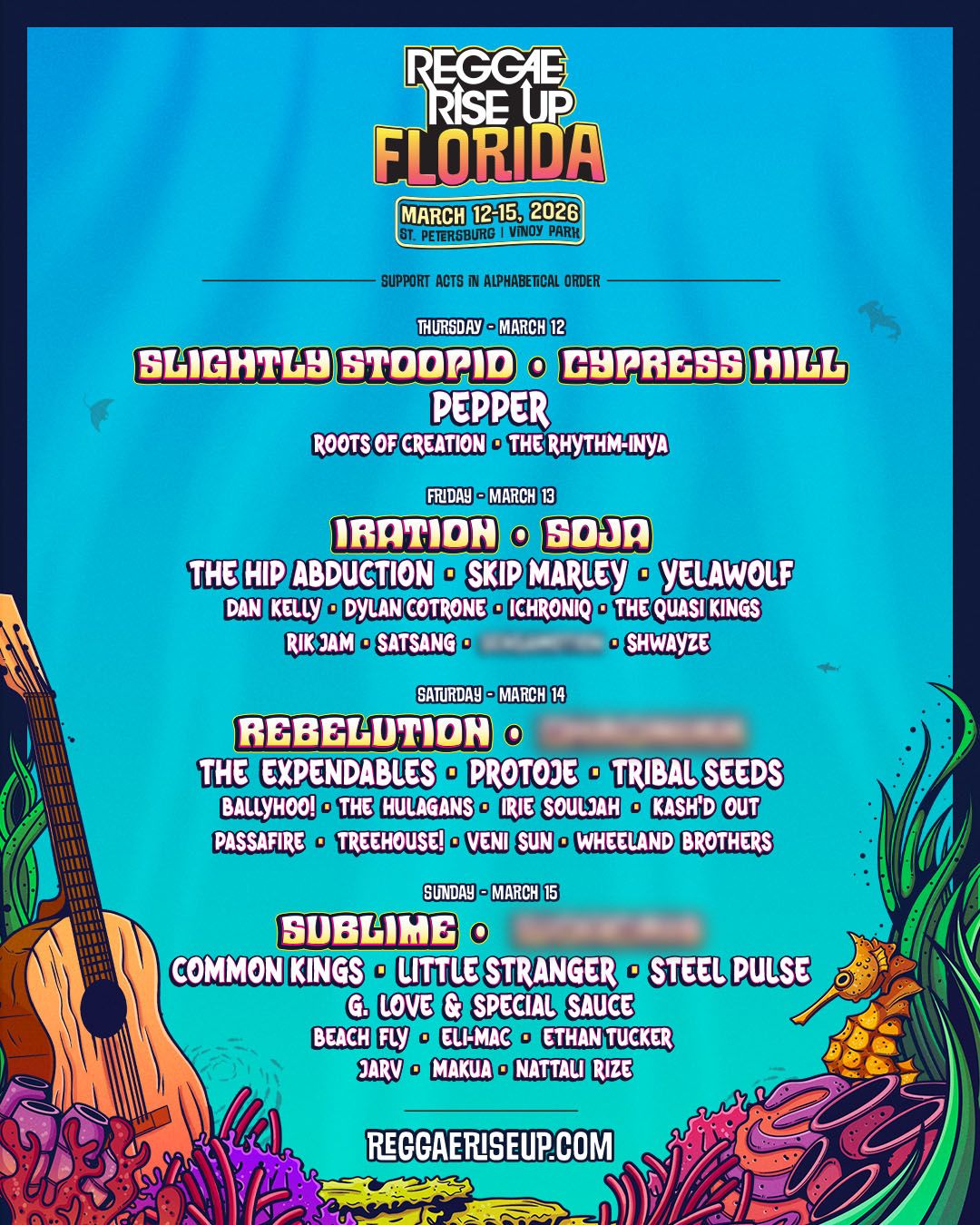 Reggae Rise Up Florida - 2 Day Pass (Friday & Saturday), 12 March | Event in St. Petersburg | AllEvents