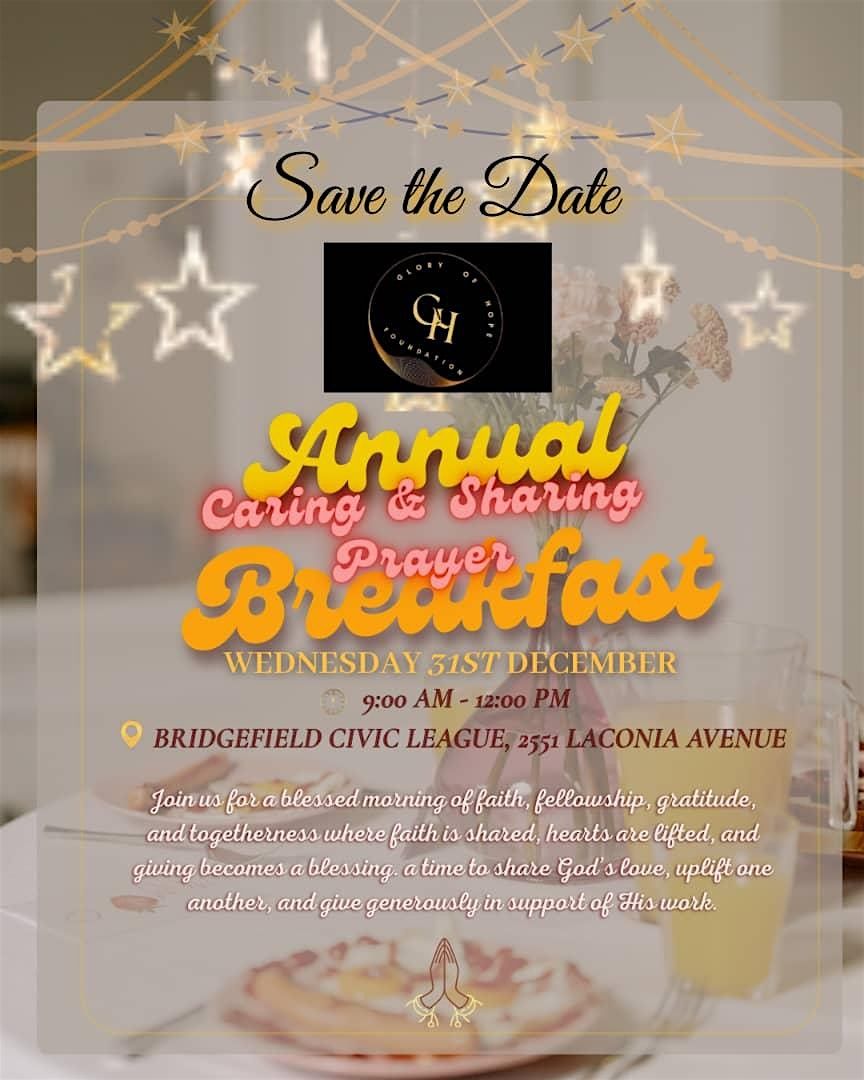 Annual Caring & Sharing Prayer Breakfast, 31 December | Event in The Bronx | AllEvents